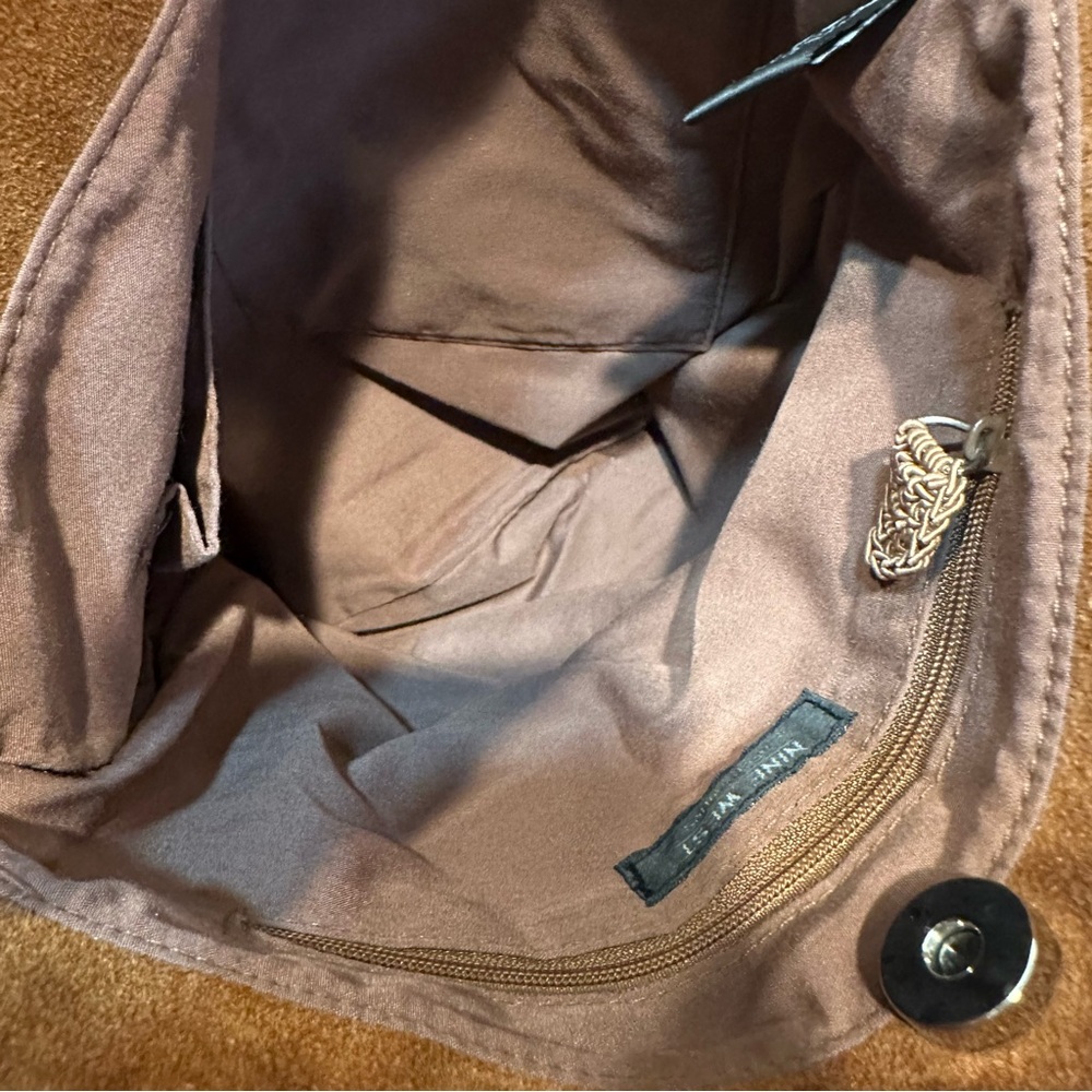 Nine West Patchwork Suede Shoulder Bag - Picture 7 of 8